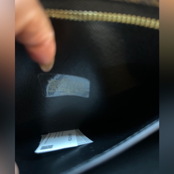 BNIB Louis Vuitton Black and Brown Monogram Sz 26 Pouch Box, Bag, Ribbon - Picture 7 of 14